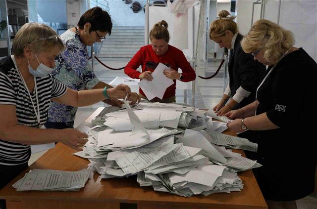 Over 96 pc said to favour joining Russia in first vote results from occupied Ukraine regions
