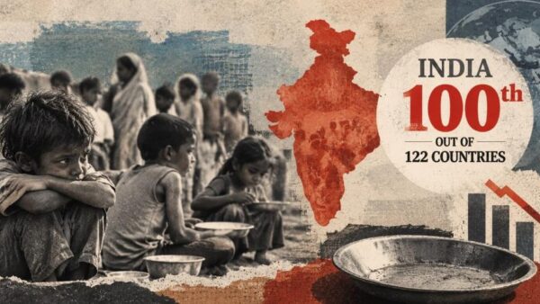 ਗਲੋਬਲ ਹੰਗਰ ਇੰਡੈਕਸ ਵਿੱਚ ਭਾਰਤ 122 ਦੇਸ਼ਾਂ ਵਿੱਚੋਂ 100ਵੇਂ ਸਥਾਨ ‘ਤੇ; ‘ਗੰਭੀਰ’ ਸ਼੍ਰੇਣੀ ਵਿੱਚ ਸ਼ਾਮਲ