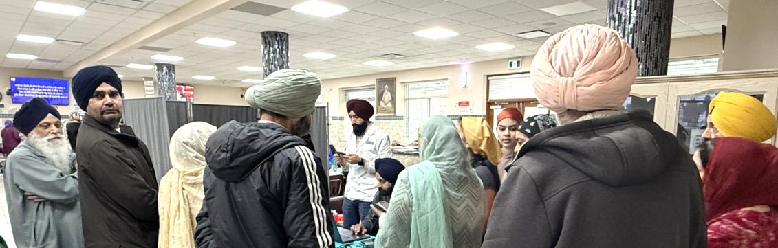 ਗੁਰਦੁਆਰਾ ਸਾਹਿਬ ਬਰੁੱਕਸਾਈਡ ਵਿਚ ਲਗਾਏ ਗਏ ਫਲੂਅ ਦੇ ਟੀਕੇ